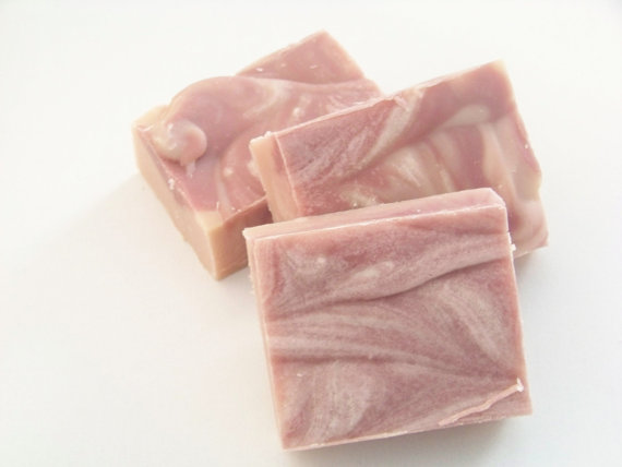Pomegranate Cold Process Loaf Soap (vegan)