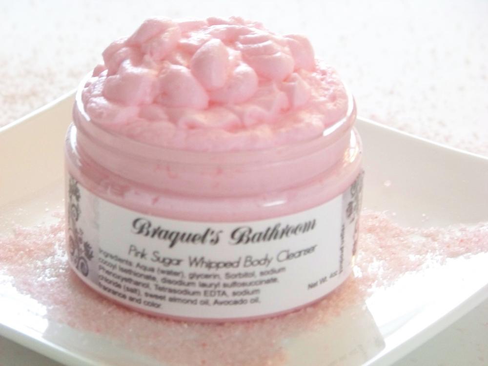 4oz Pink Sugar Whipped Body Cleanser