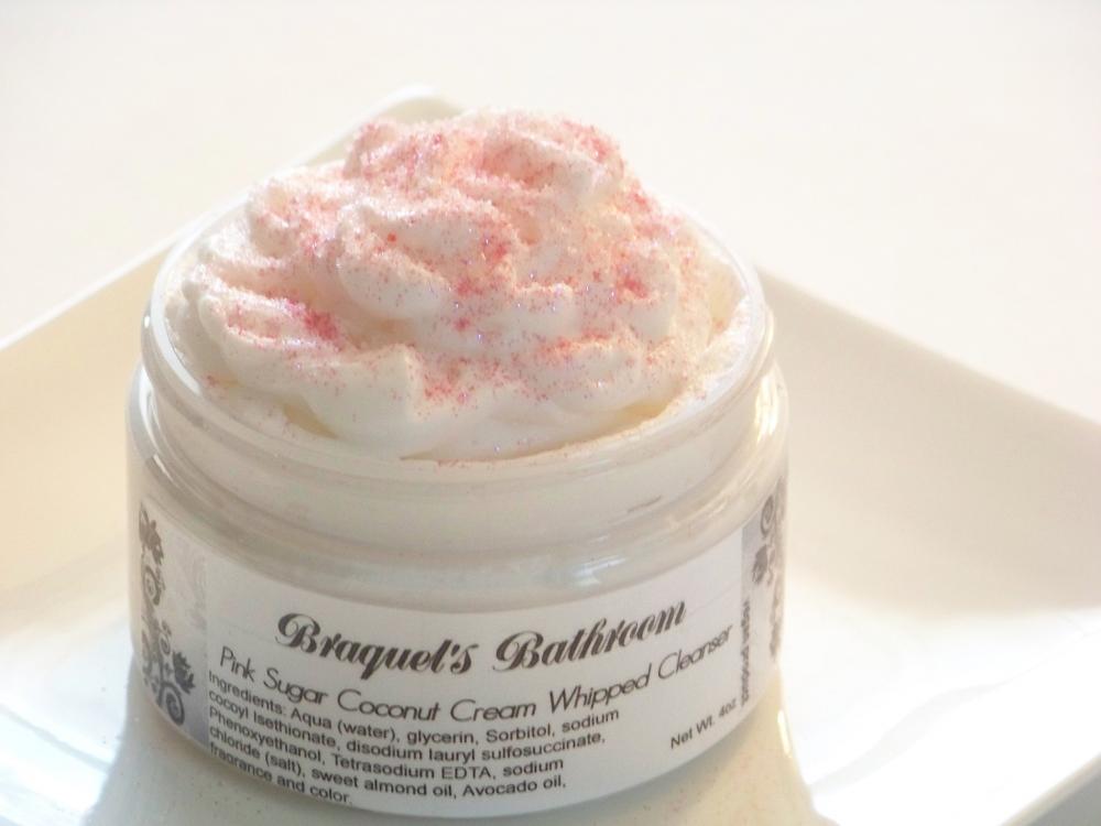 4oz Pink Sugar Coconut Cream Whipped Body Cleanser ()